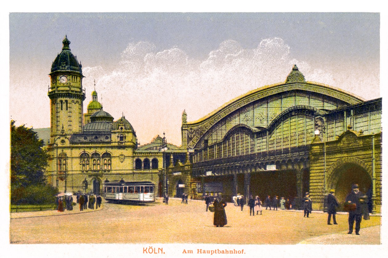 Colonia, en la estación central, siglo XX de Unbekannt
