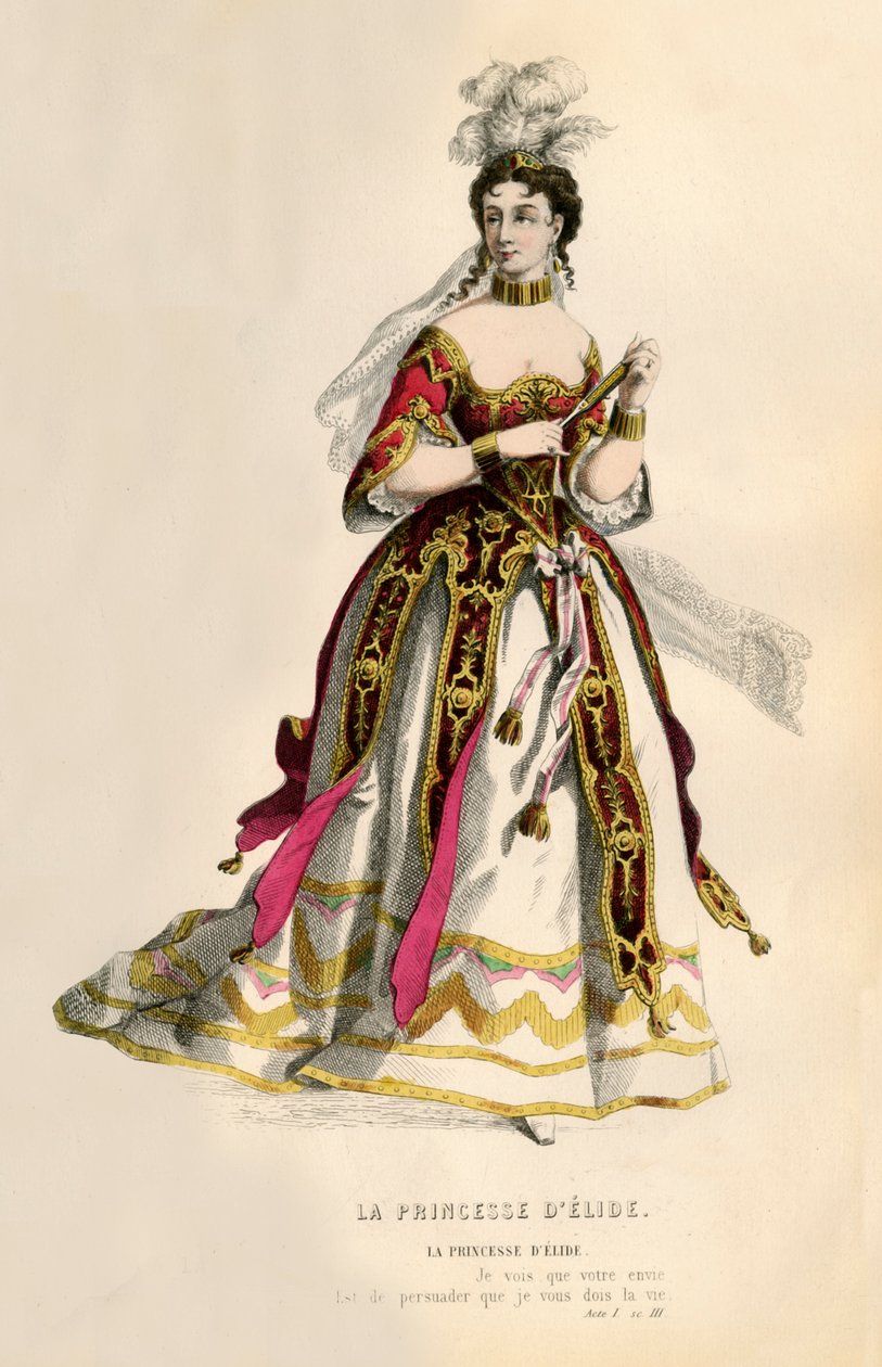 La Princesa de Élide, 1868 de Unbekannt