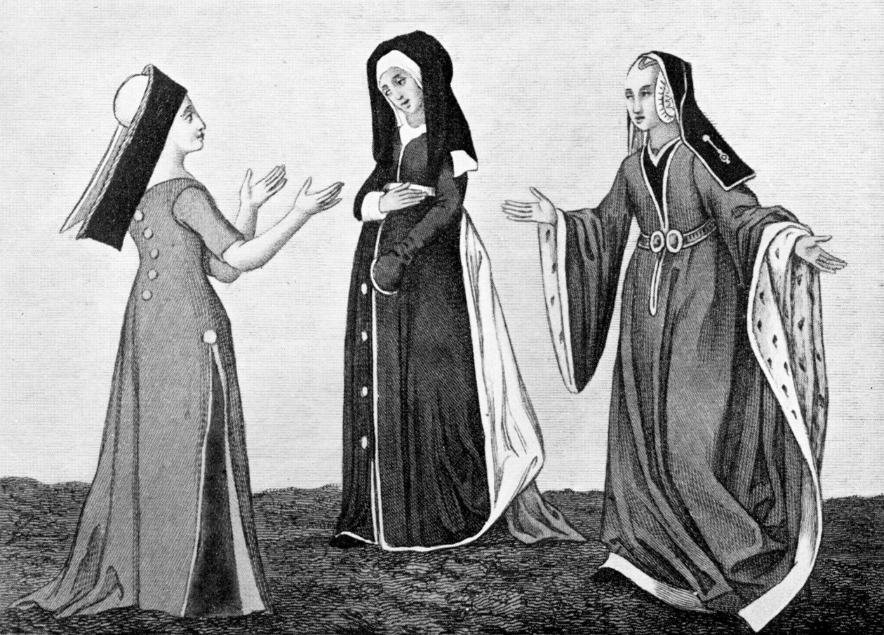 Traje de dama, principios del siglo XVI, 1910 de Unbekannt