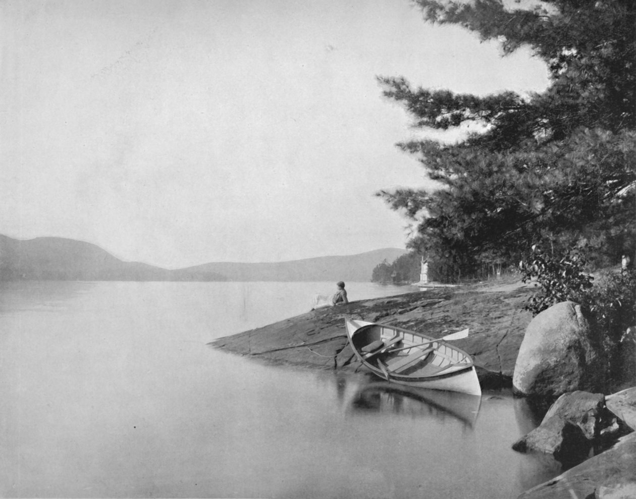 Lago George, siglo XIX de Unbekannt