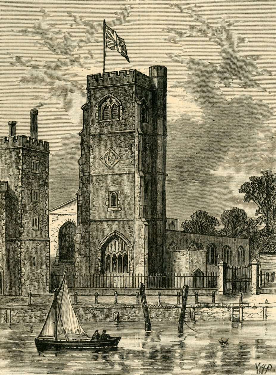 Iglesia de Lambeth 1825, c. 1878 de Unbekannt