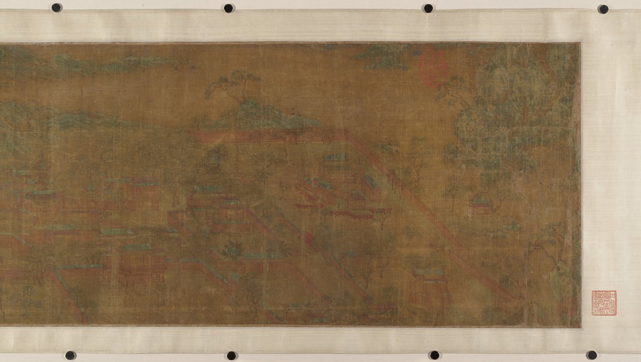 Paisaje de los palacios de Qin de Unbekannt
