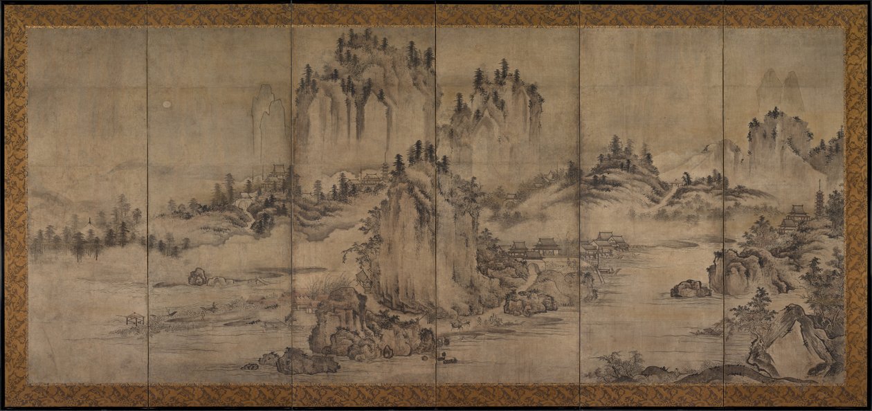 Paisaje, segunda mitad de los 1500s de Unbekannt