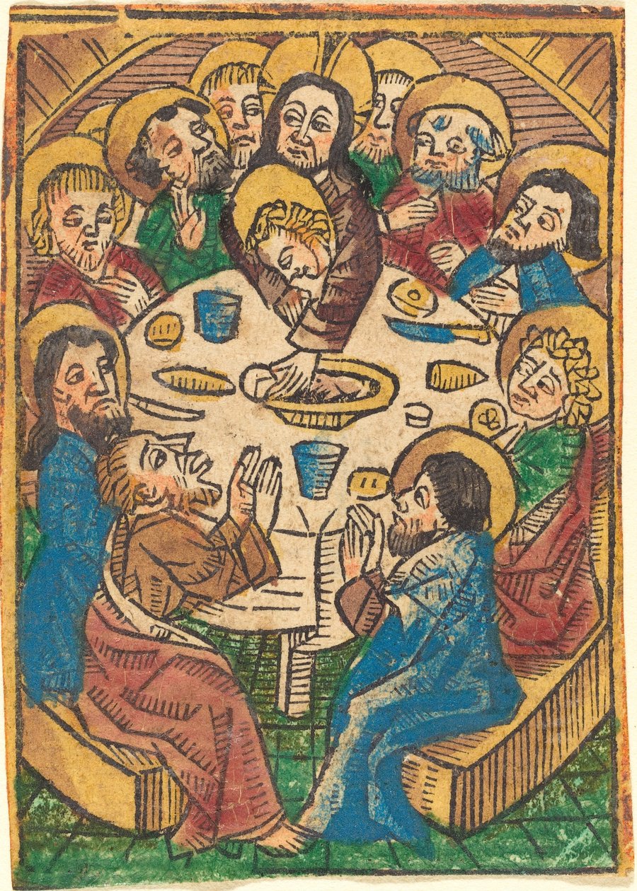 Última Cena, c. 1490 de Unbekannt