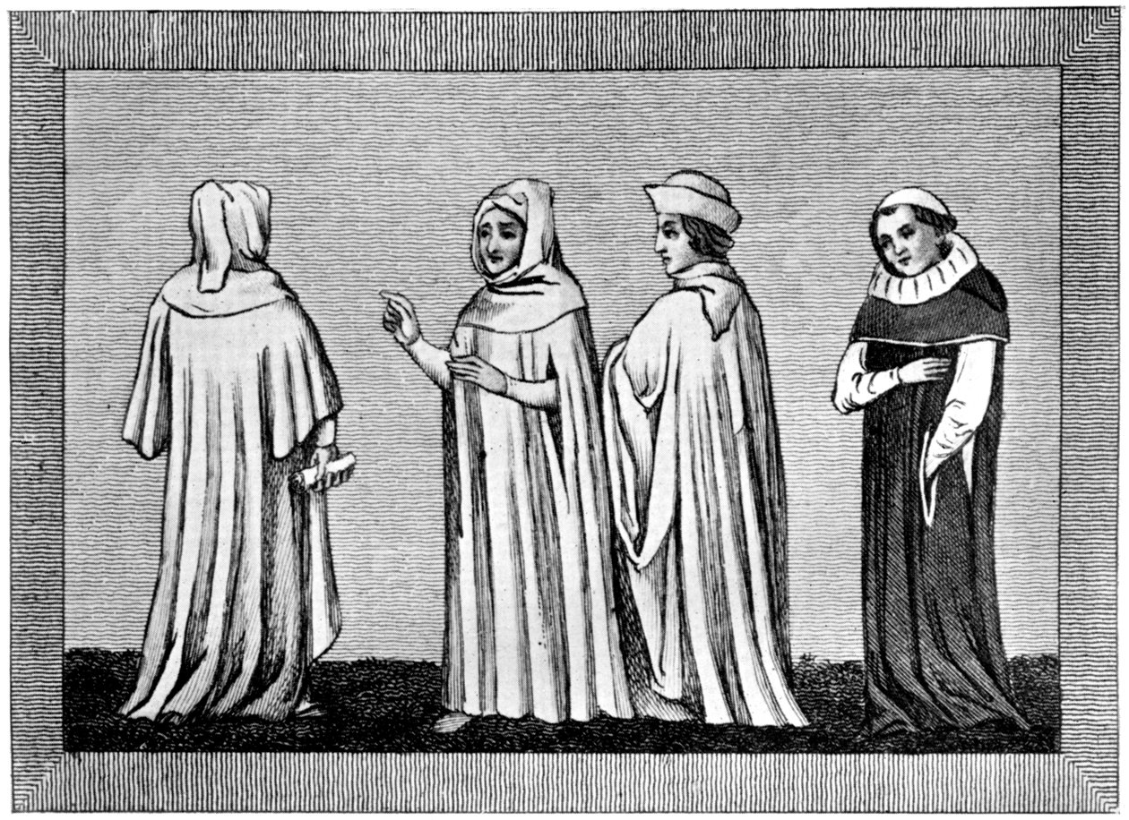 Hábitos legales, siglos XIV-XV, 1910 de Unbekannt