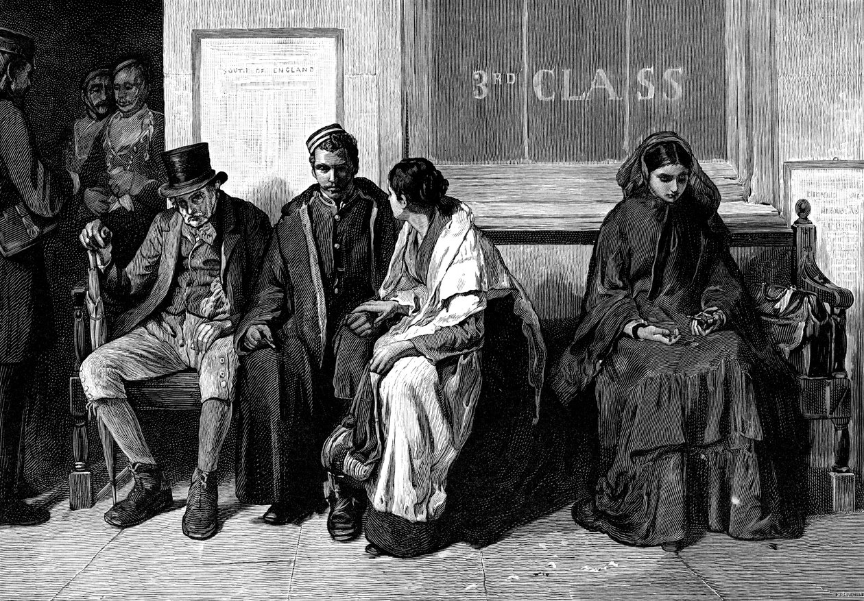 Dejando el hogar, 1882 de Unbekannt