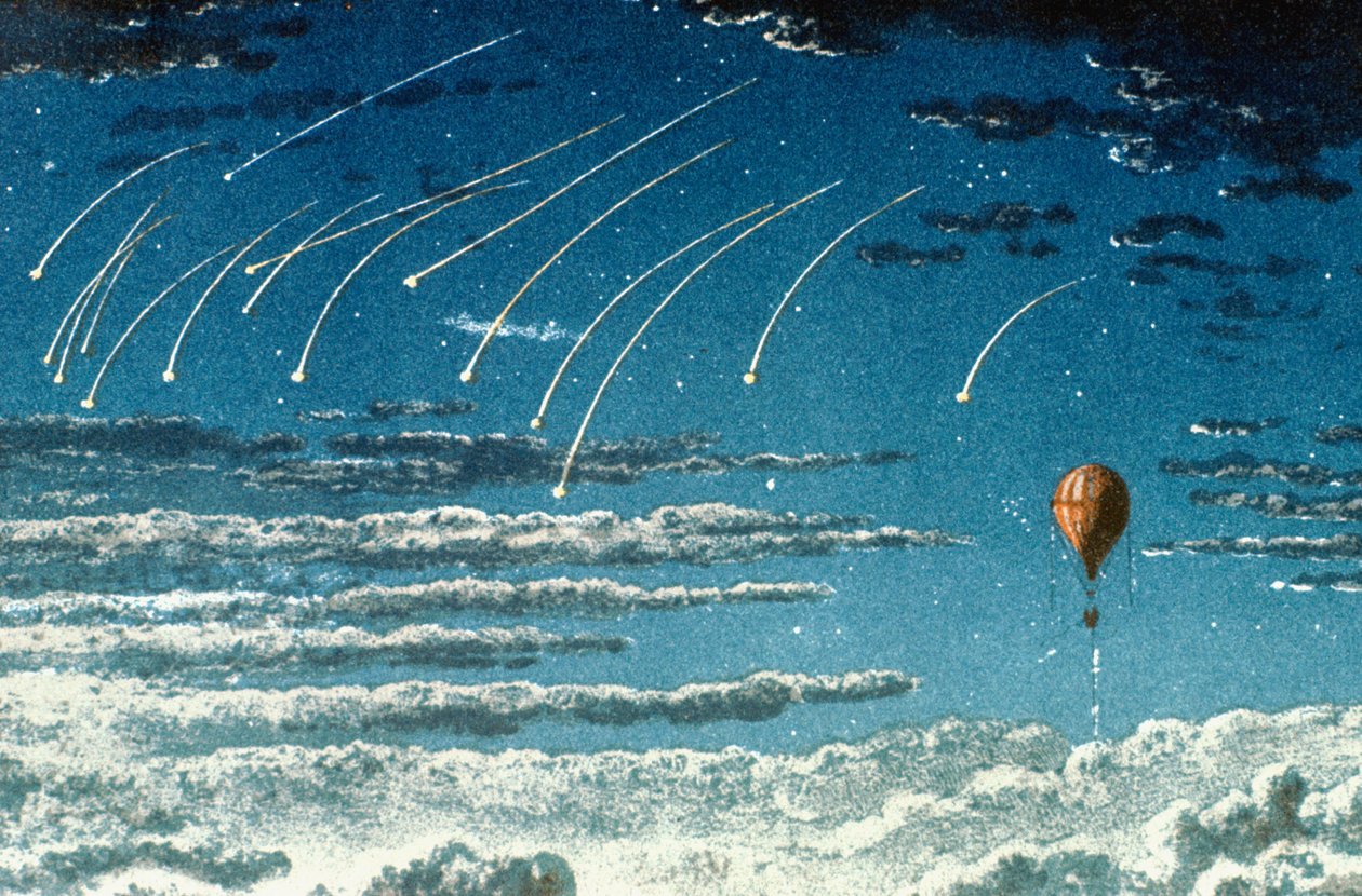 Lluvia de meteoros Leónidas, 1870 de Unbekannt