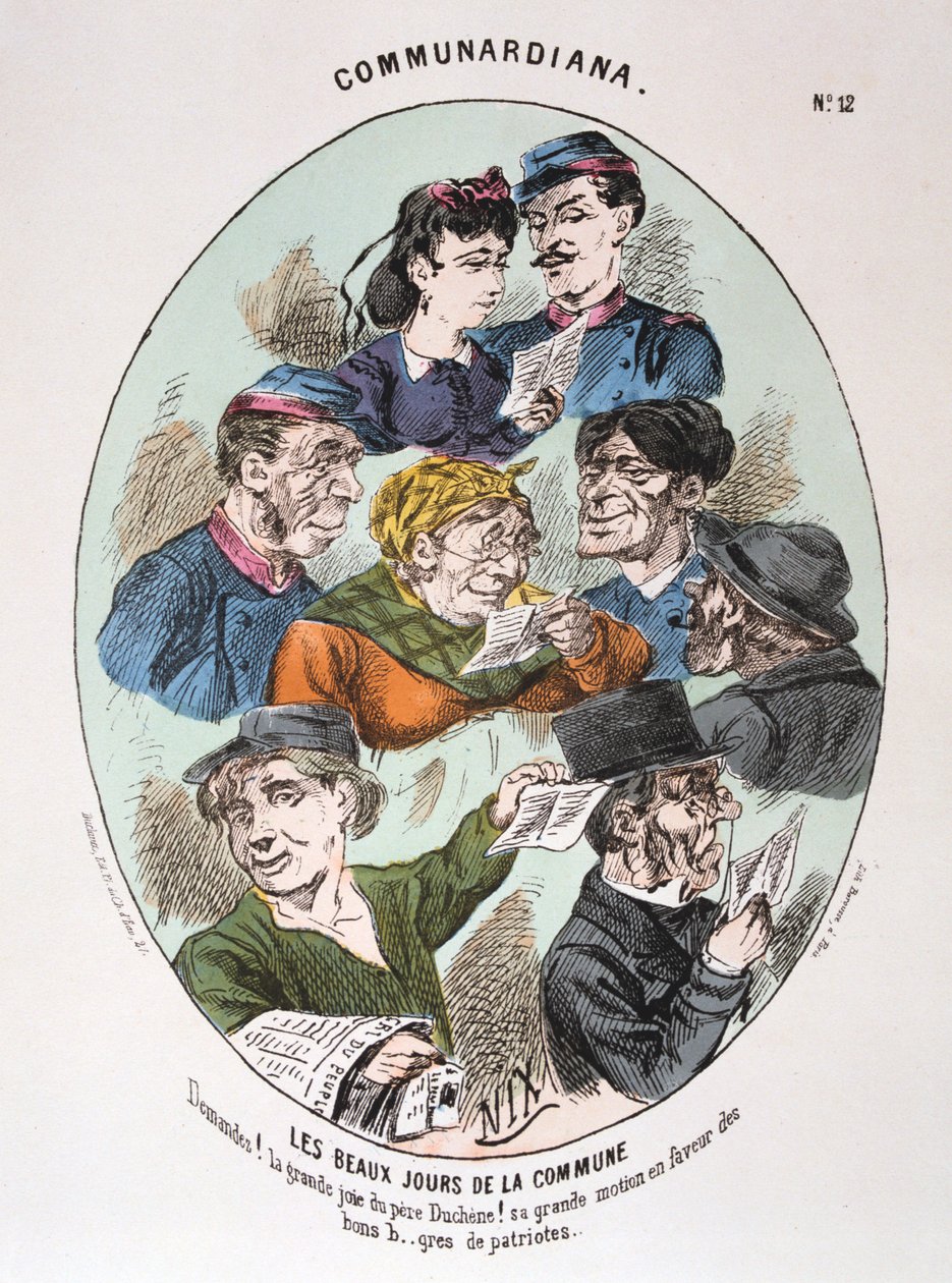 Los buenos días de la Comuna, 1871 de Unbekannt