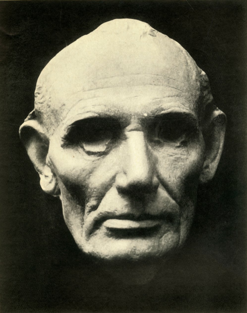 Máscara mortuoria de Abraham Lincoln de Unbekannt