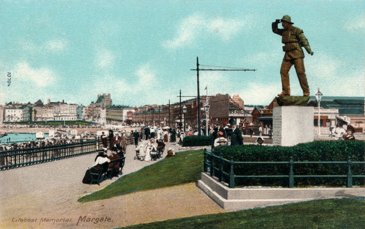 Memorial del bote salvavidas, Margate, Kent c1905 de Unbekannt