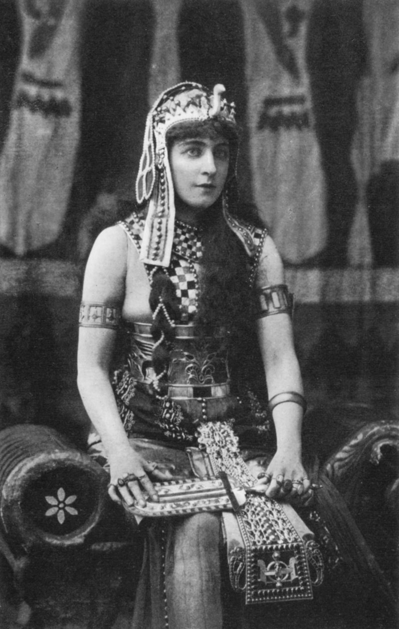 Lillie Langtry como Cleopatra, c1890 de Unbekannt