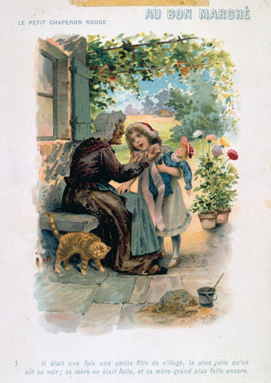 Caperucita Roja, siglo XIX de Unbekannt