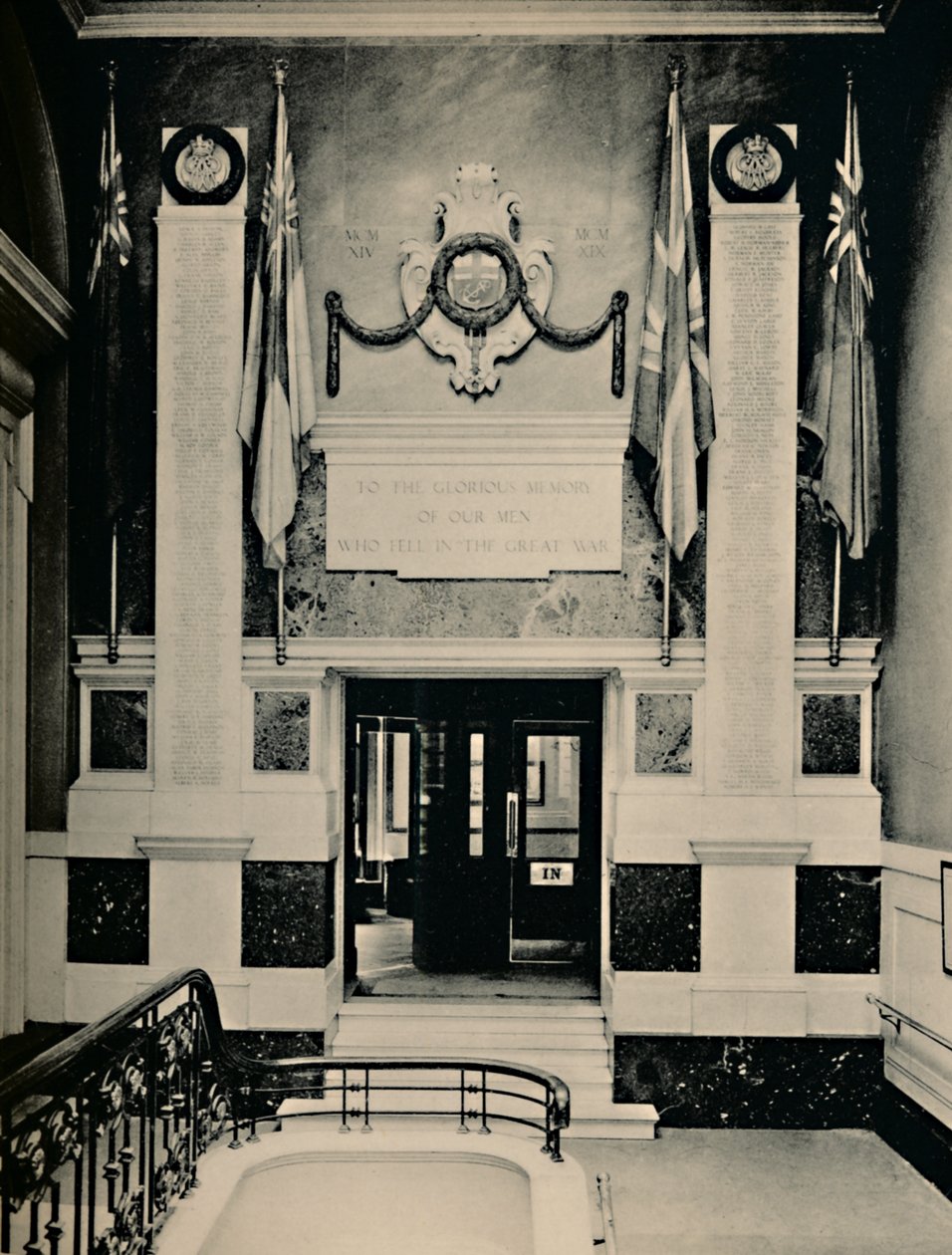 Monumento de guerra de Lloyds, 1928 de Unbekannt