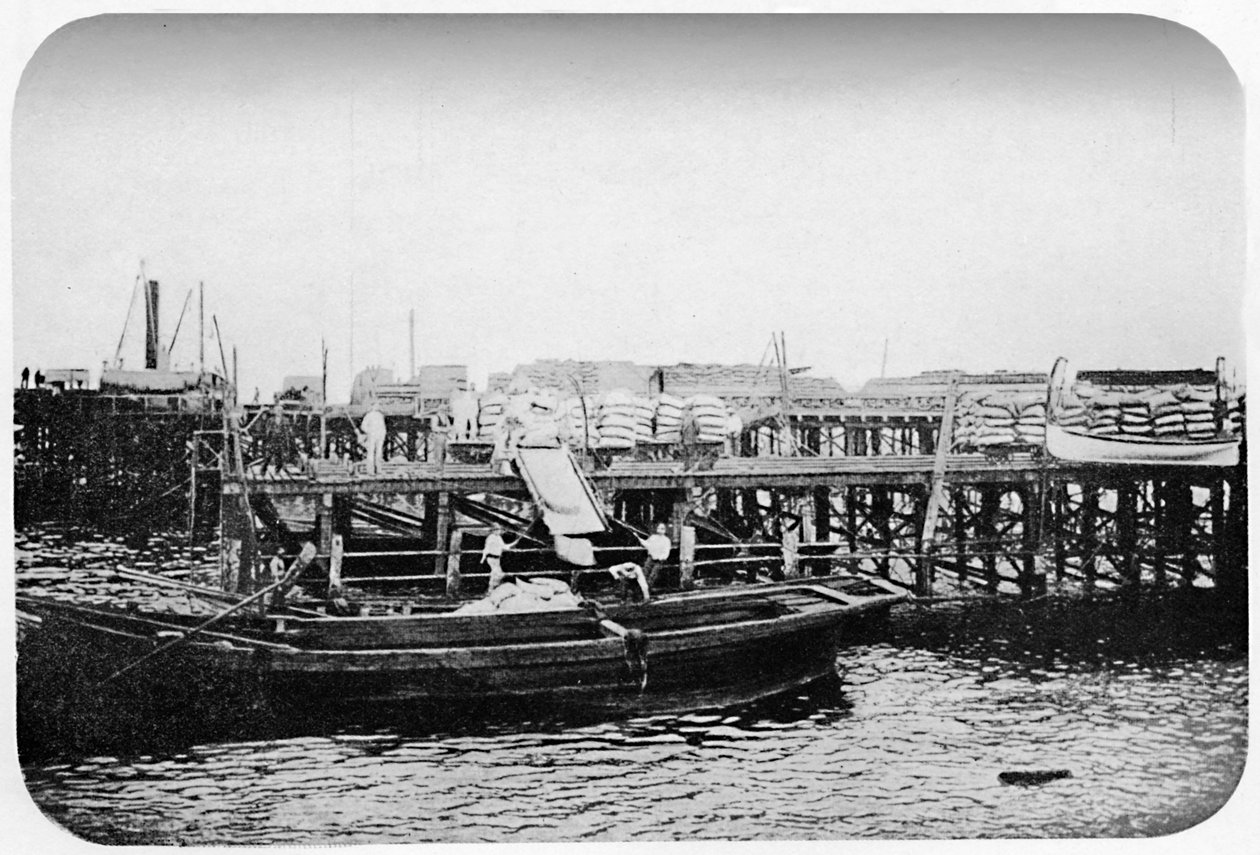 Cargando con nitratos, 1911 de Unbekannt