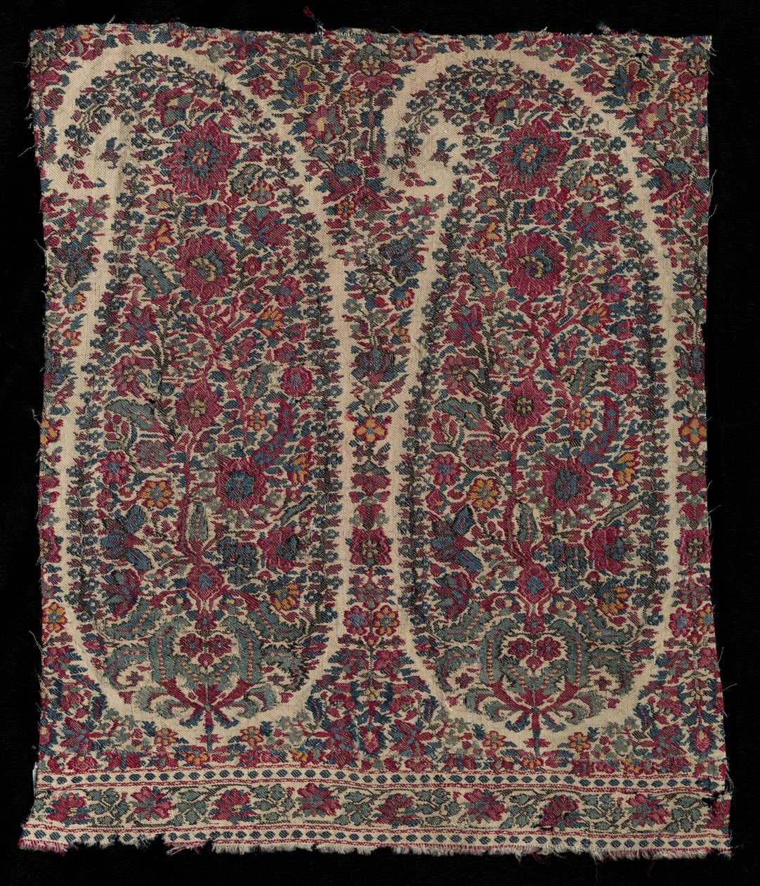Fragmento de chal largo, 1820-1825 de Unbekannt