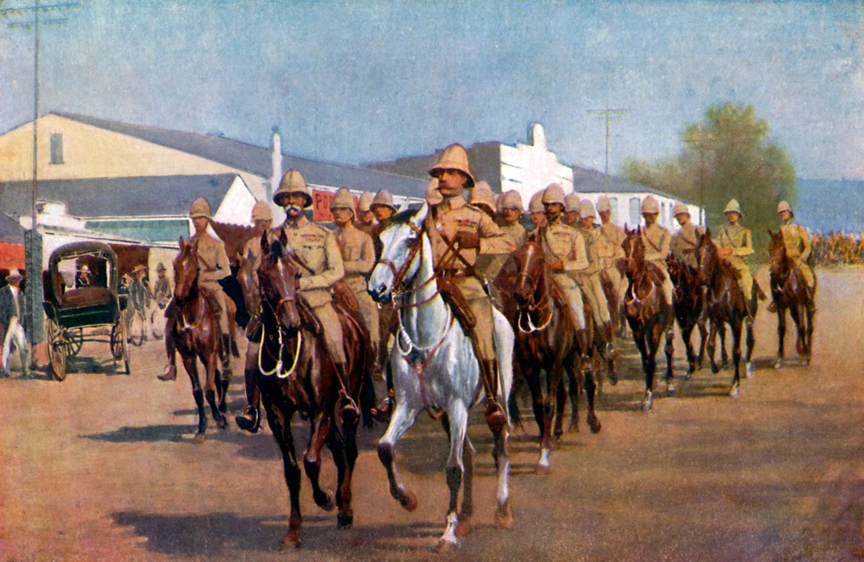Lord Roberts entrando en Pretoria, 1925 de Unbekannt