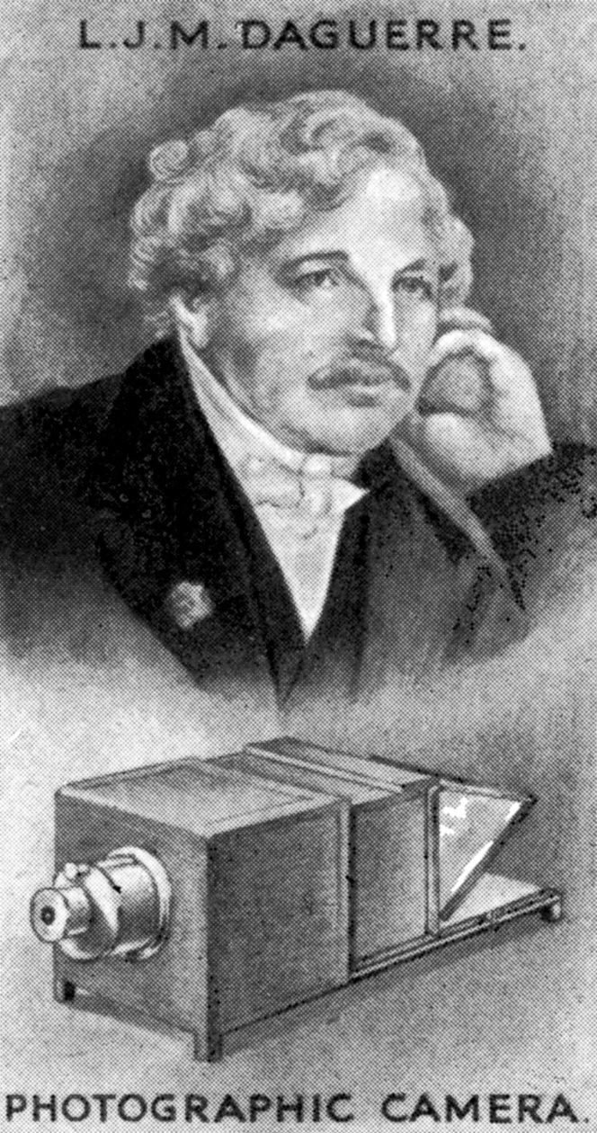 Louis-Jacques-Mandé Daguerre, artista y químico francés, c1924 de Unbekannt