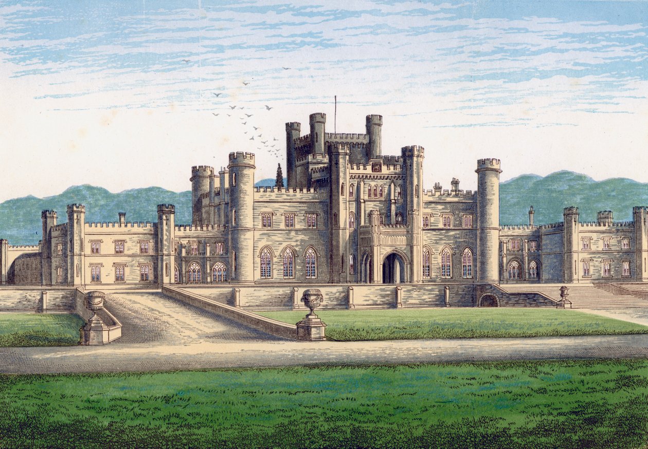 Castillo de Lowther, Cumbria, finales del siglo XIX de Unbekannt