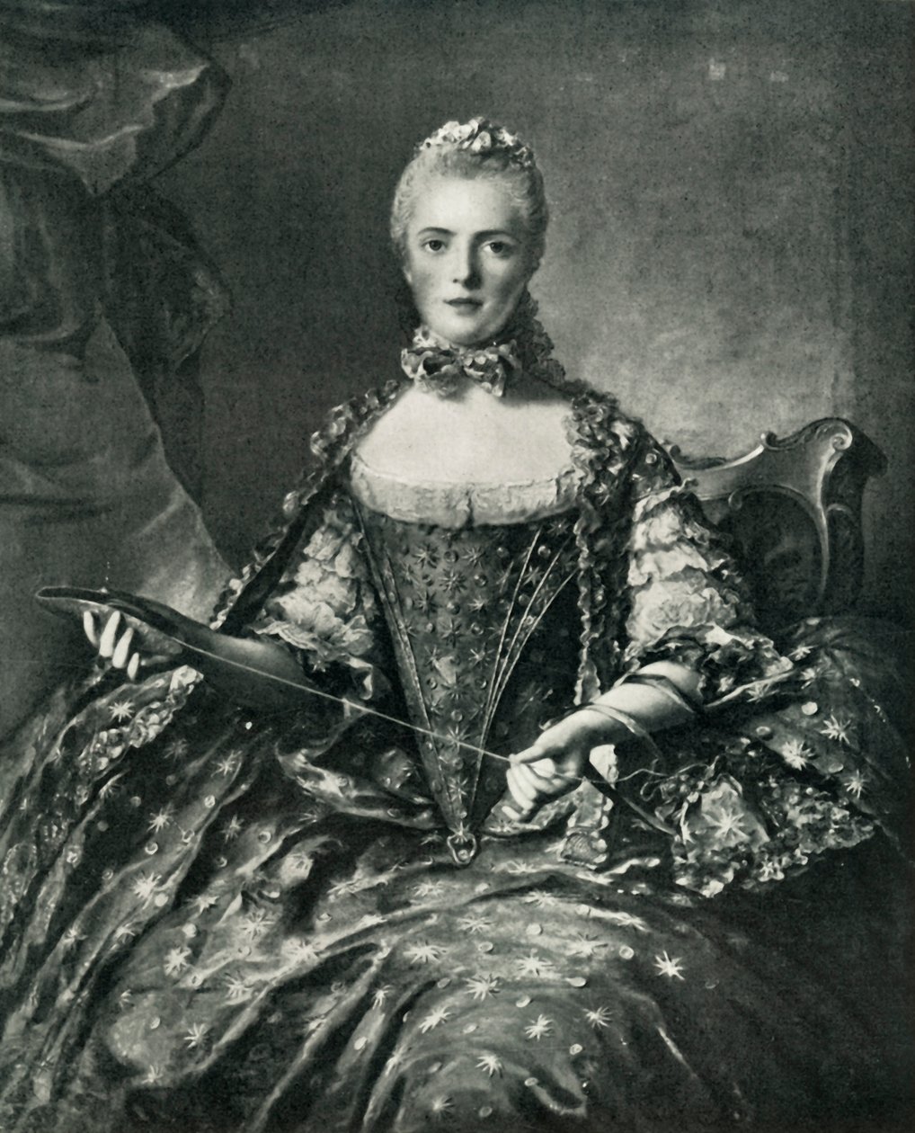 Madame Adélaïde haciendo encaje, 1756, 1903 de Unbekannt