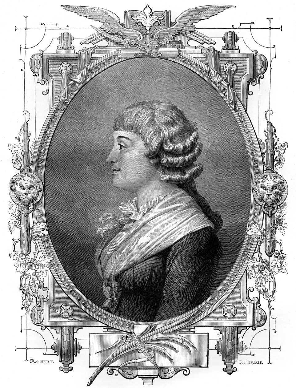 Madame Roland, revolucionaria francesa, siglo XVIII 1882-1884 de Unbekannt