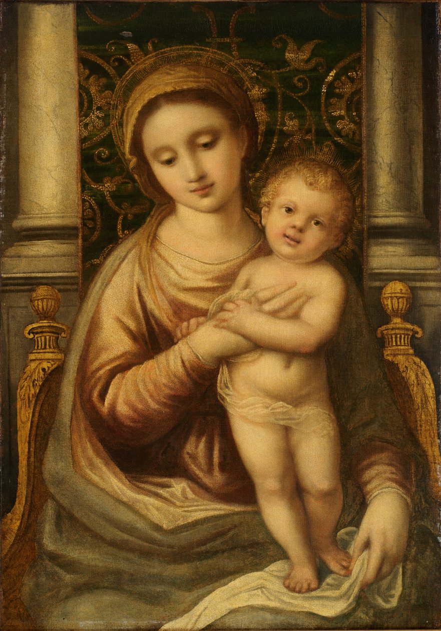 Madonna y el niño de Unbekannt