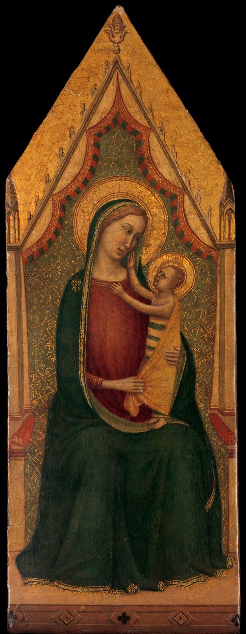 Madonna y Niño en el Trono, ca. 1335-39 de Unbekannt