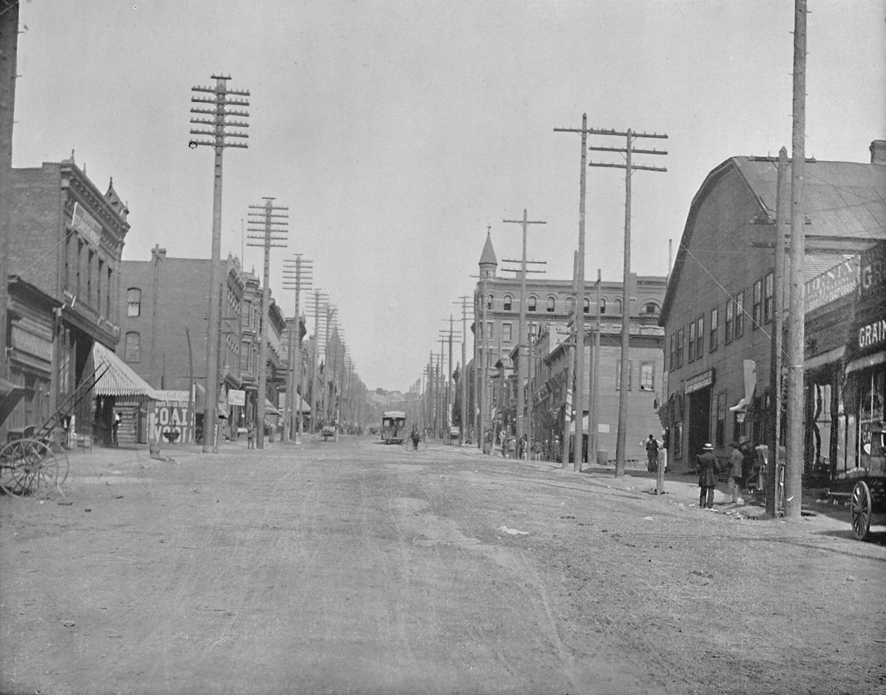 Calle Principal, Butte City, Montana, c1897 de Unbekannt