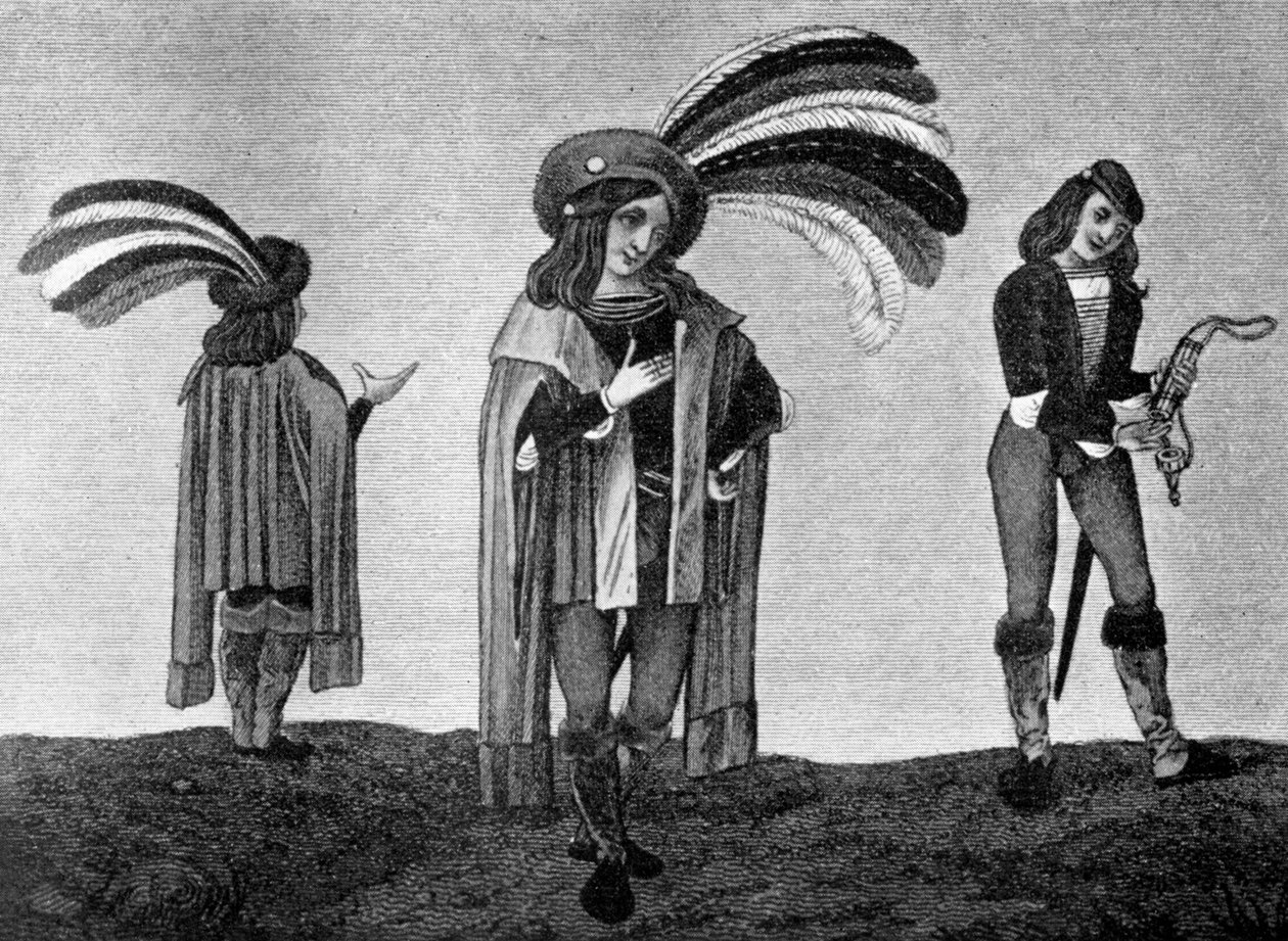 Tocado masculino, finales del siglo XV principios del siglo XVI, 1910 de Unbekannt