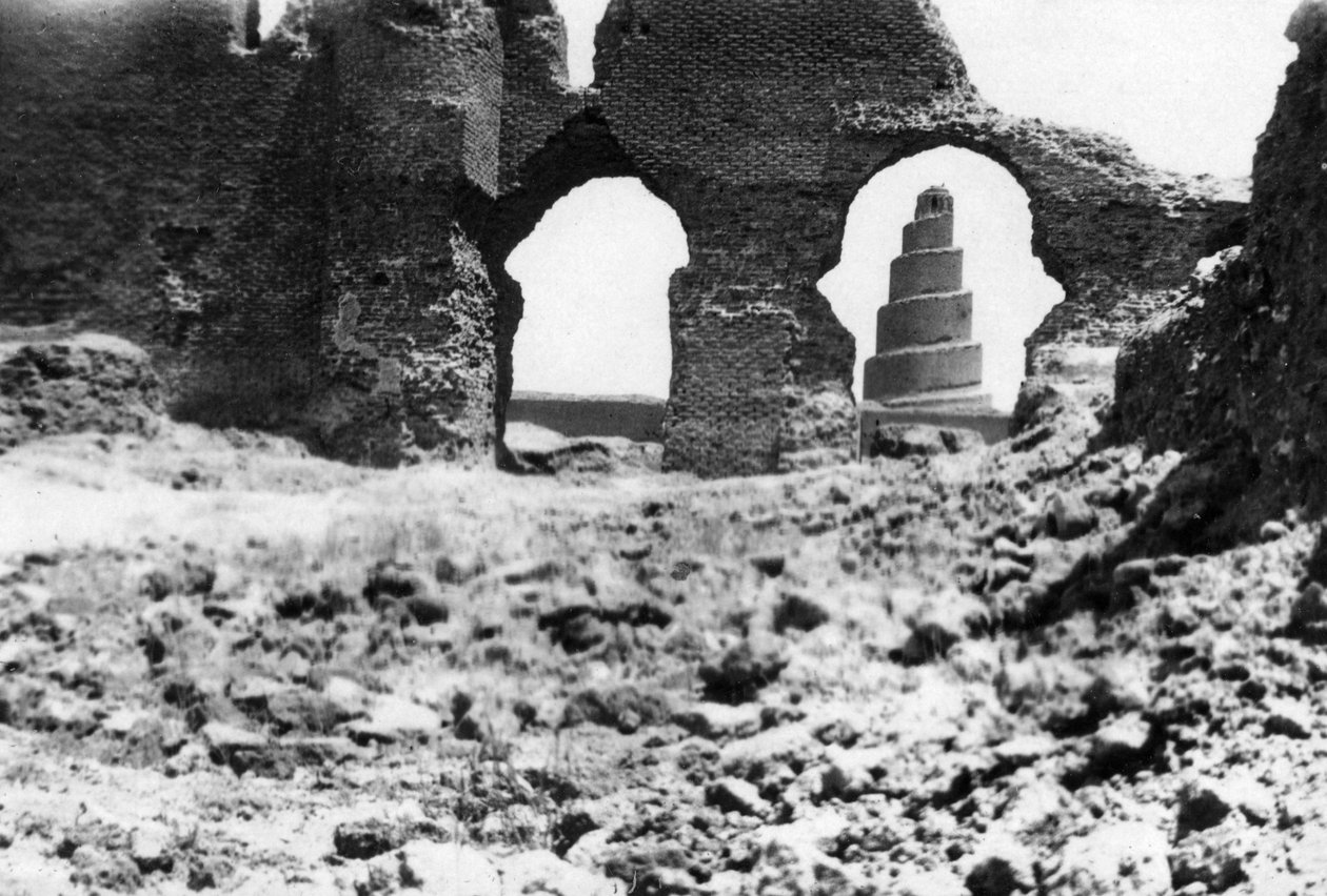 Torre Malwiya, Mesopotamia, 1918 de Unbekannt