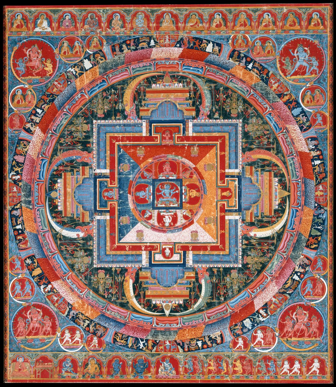 Mandala de Jnanadakini, finales del siglo XIV de Unbekannt