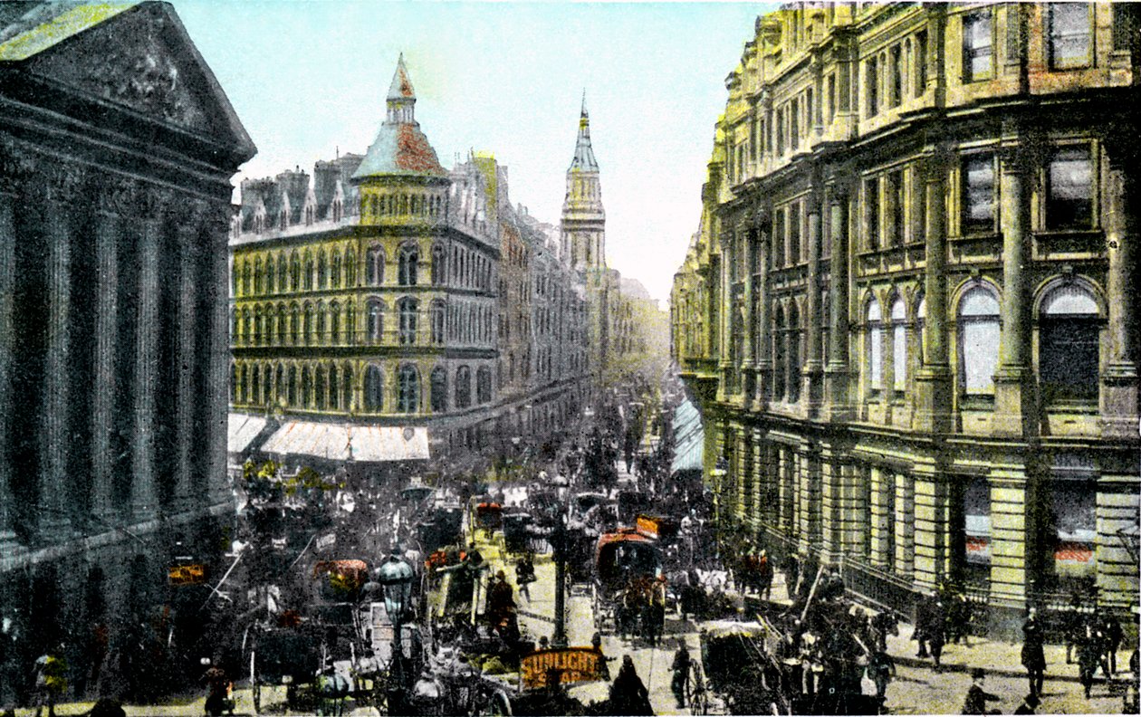 Mansion House y Cheapside, Londres, principios del siglo XX de Unbekannt