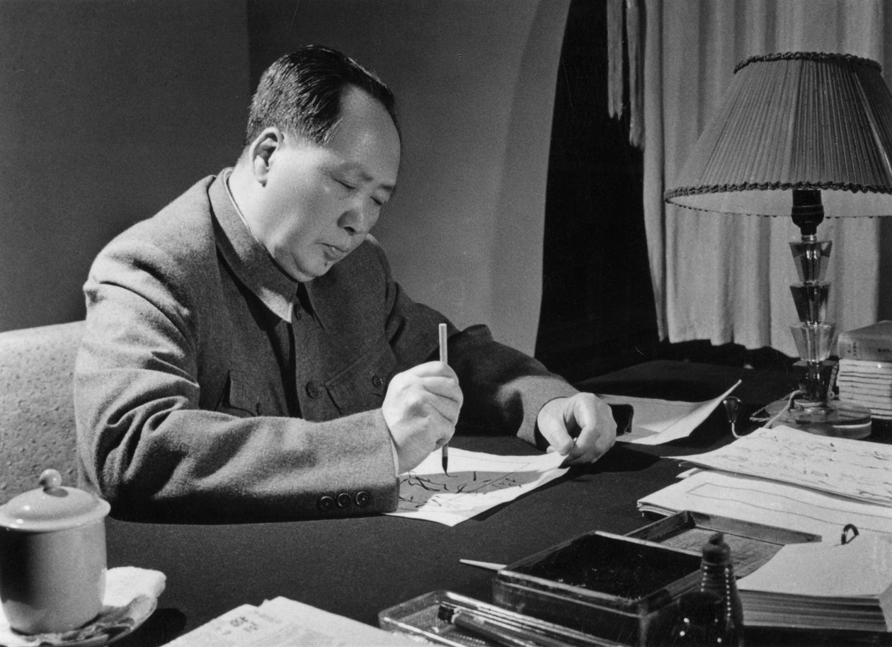 Mao Zedong, revolucionario y líder comunista chino, c1950s de Unbekannt