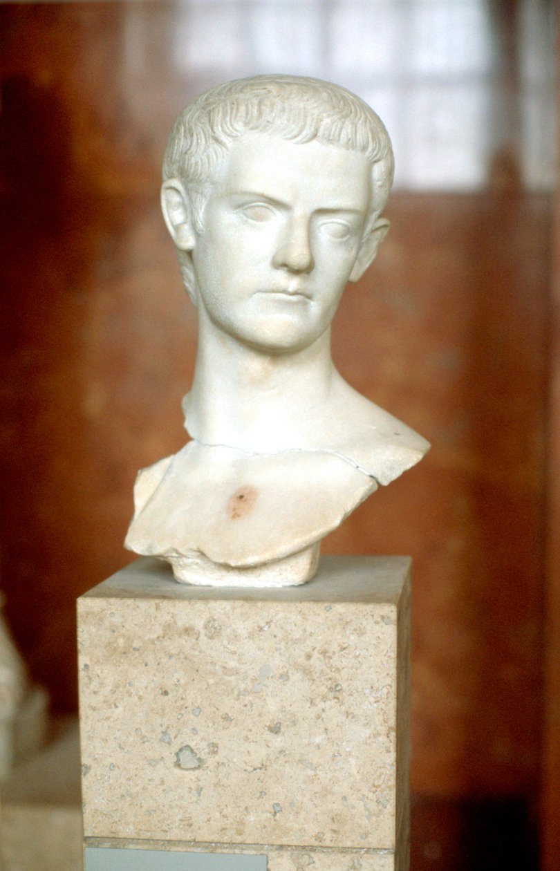 Busto de mármol del Emperador Calígula de Unbekannt