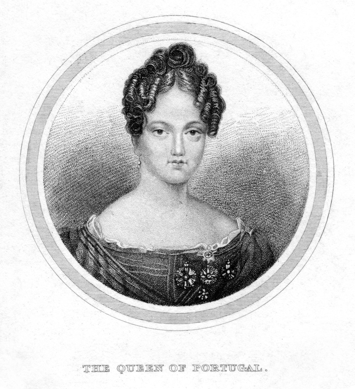 María II de Portugal, siglo XIX de Unbekannt