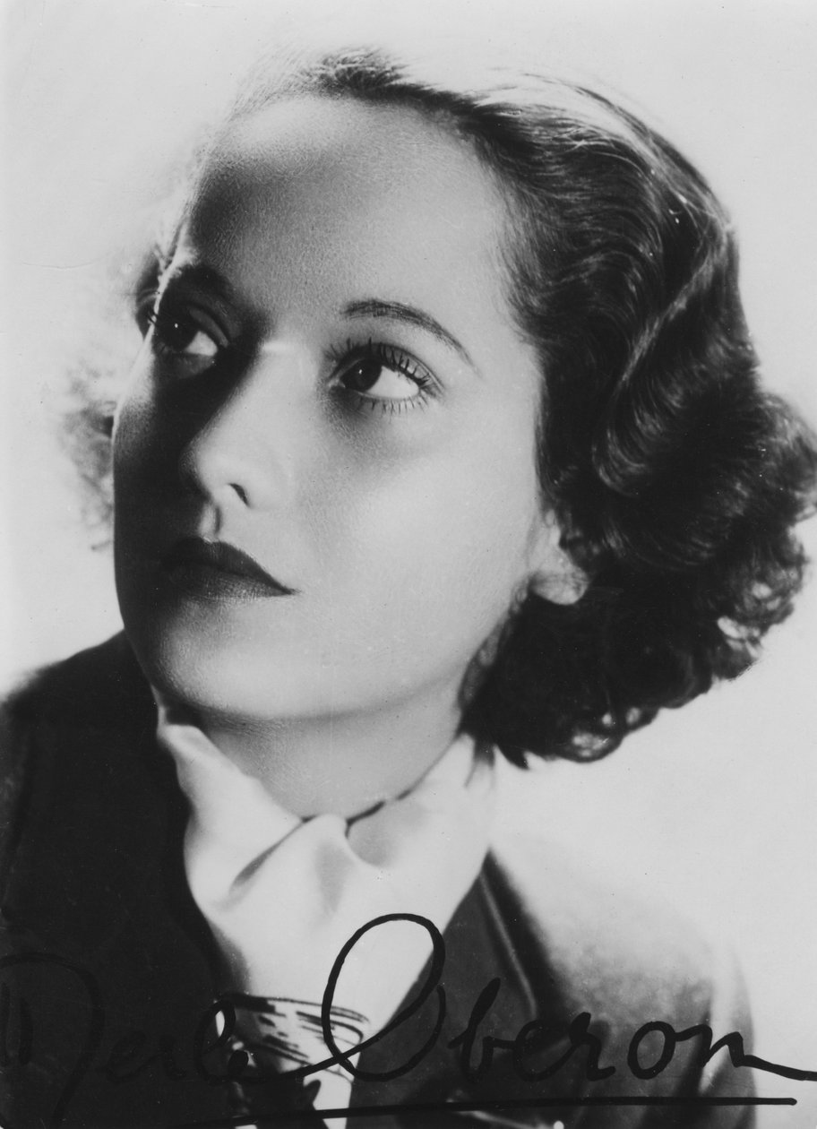 Merle Oberon 1911-1979, actriz británica, c1930s de Unbekannt