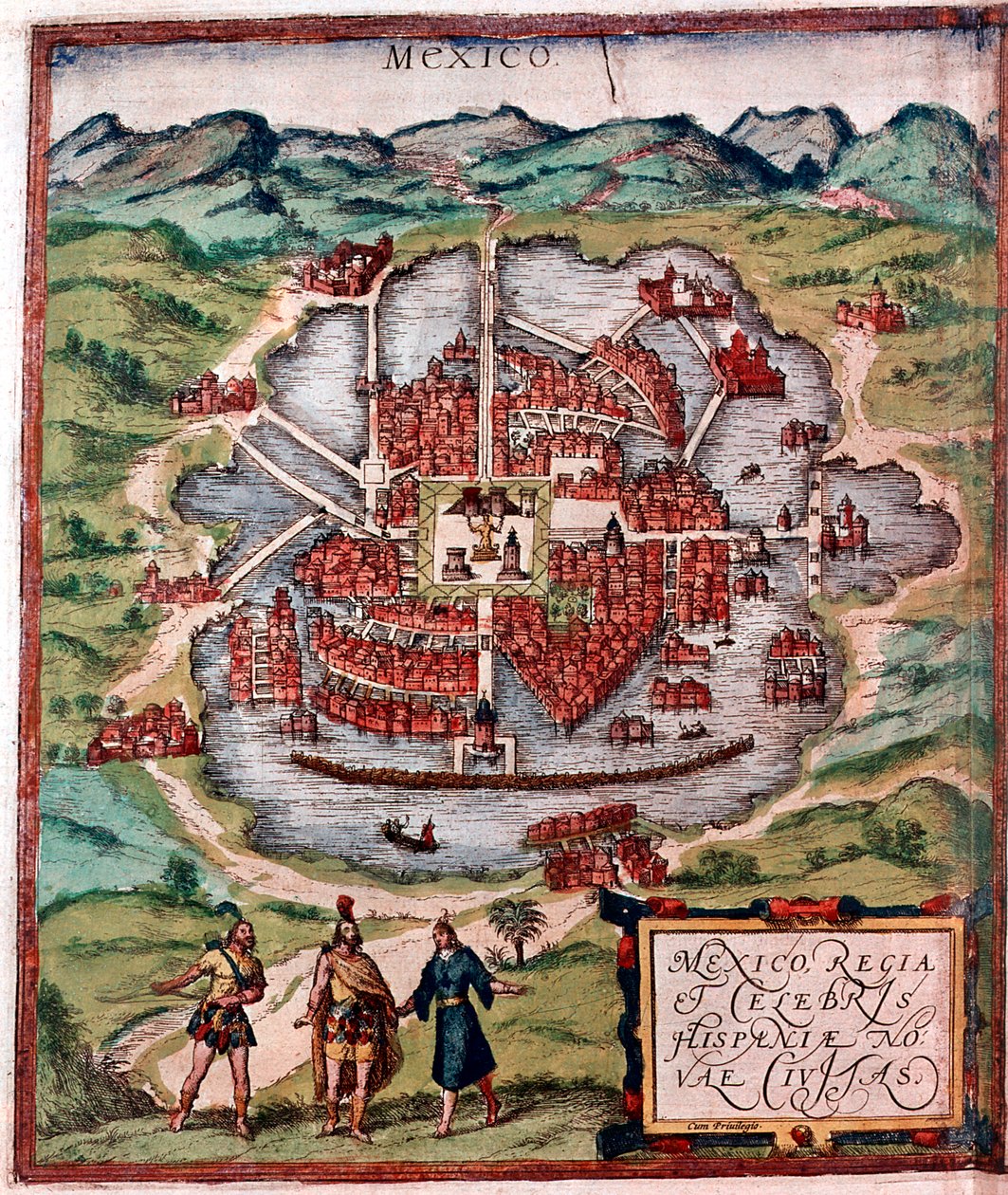 Ciudad de México a principios del siglo XVI de Unbekannt