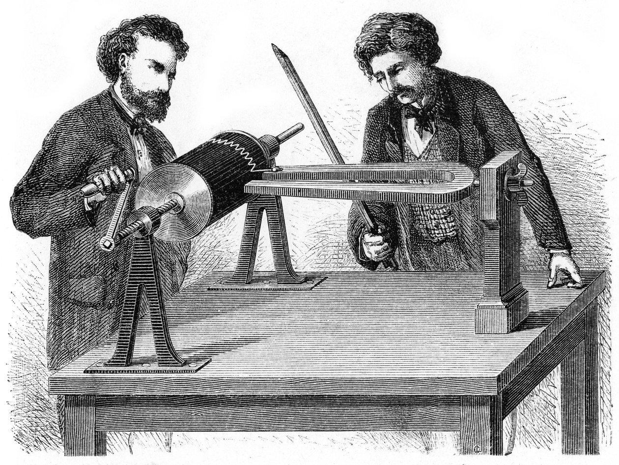 Fonautógrafo de mediados del siglo XIX, 1872 de Unbekannt