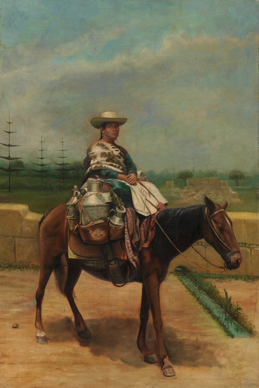 Mujer lechera, ca. 1890-1892 de Unbekannt