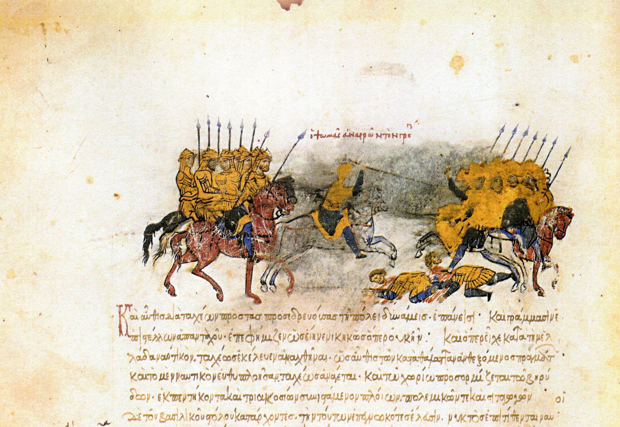 Miniatura del Skylitzes de Madrid, siglos XI-XII de Unbekannt