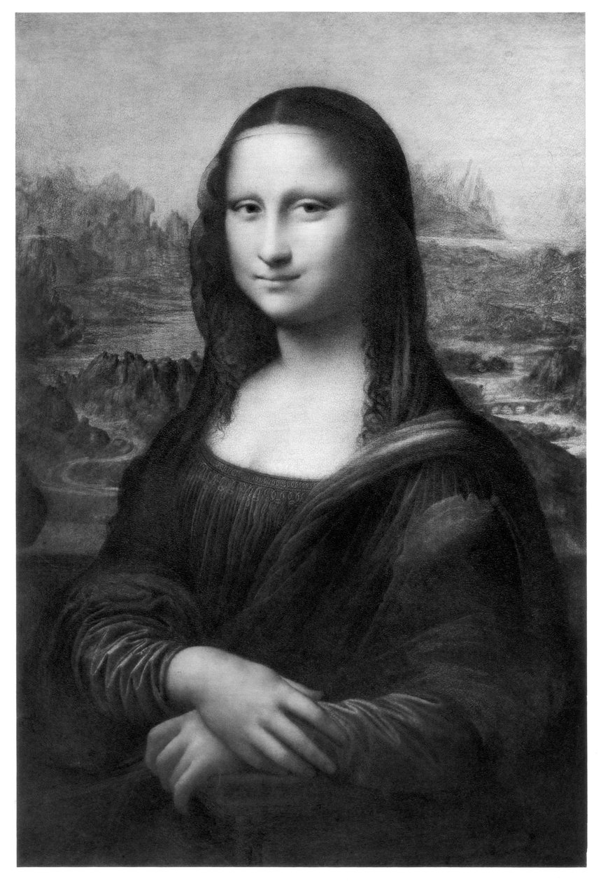 Mona Lisa, c1505, siglo XIX de Unbekannt