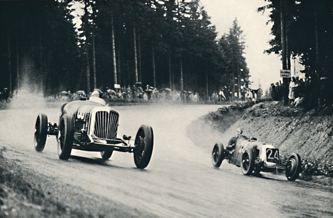 Carreras de autos en el Nürburgring, 1937 de Unbekannt