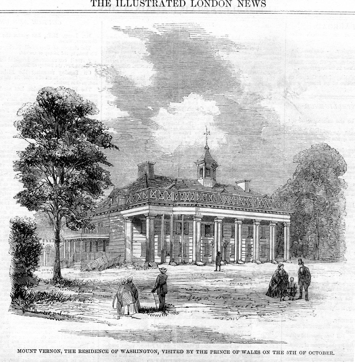 Mount Vernon, la Residencia de Washington, siglo XIX de Unbekannt
