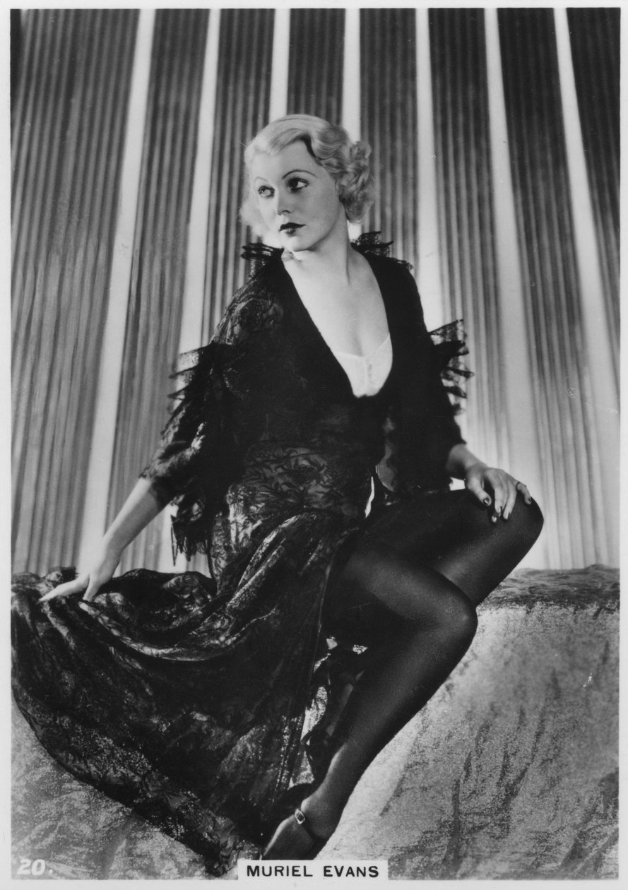 Muriel Evans, actriz de cine estadounidense, c1938 de Unbekannt