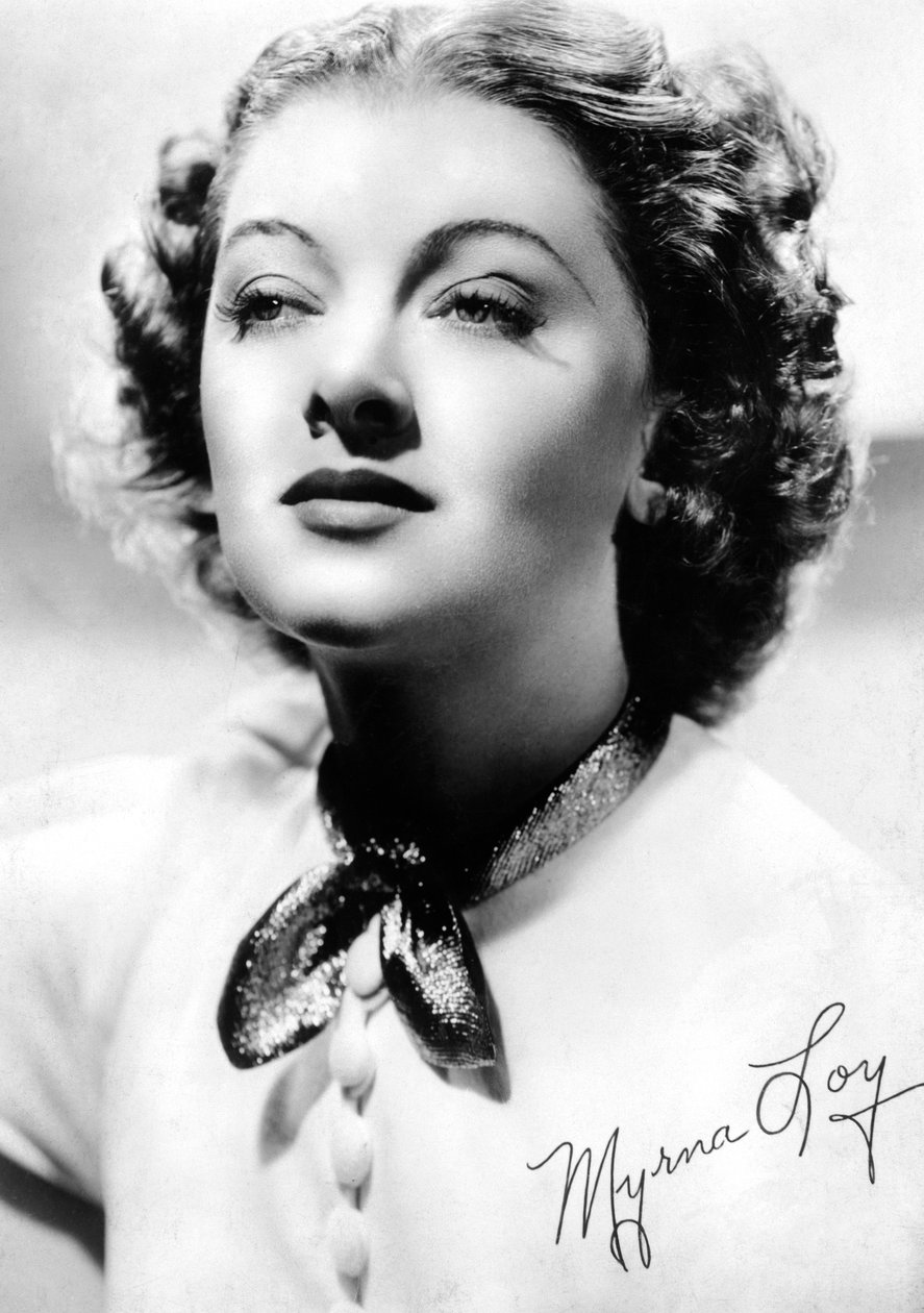 Myrna Loy 1905-1993, actriz estadounidense, c1930s-c1940s de Unbekannt