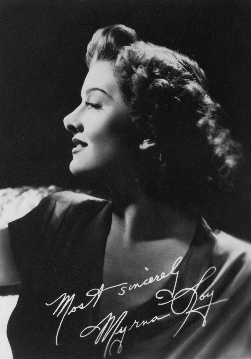 Myrna Loy 1905-1993, actriz estadounidense, c. 1930s de Unbekannt