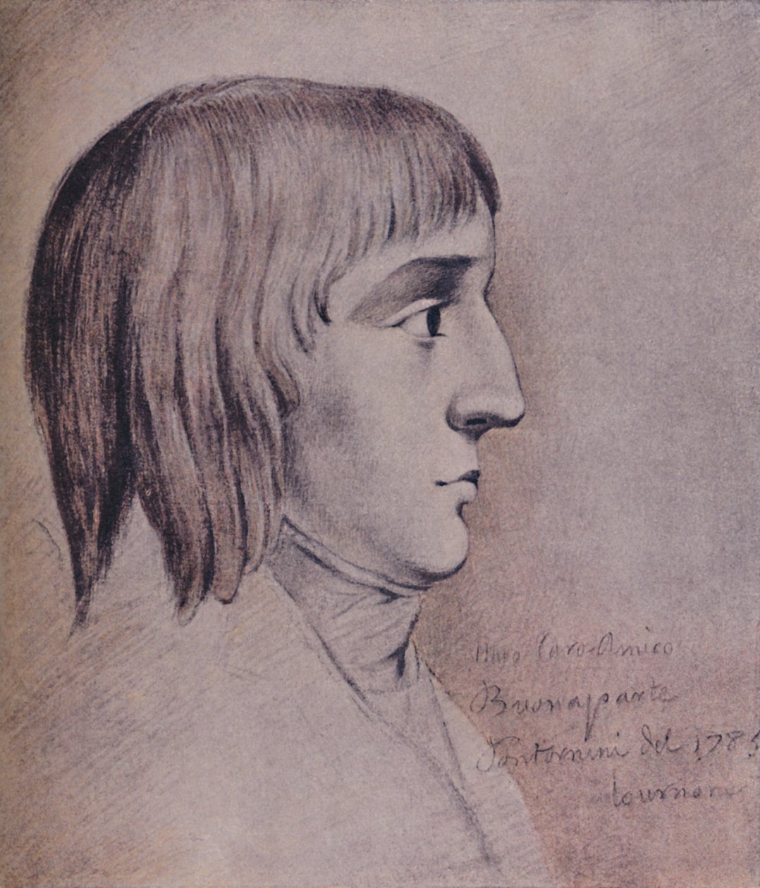 Napoleón Bonaparte en 1785, a los dieciséis años, 1896 de Unbekannt