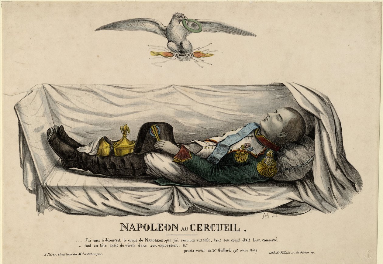 El ataúd de Napoleón, c. 1840 de Unbekannt