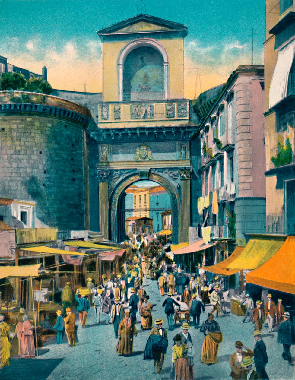 Nápoles - Porta Capuana, c1900 de Unbekannt