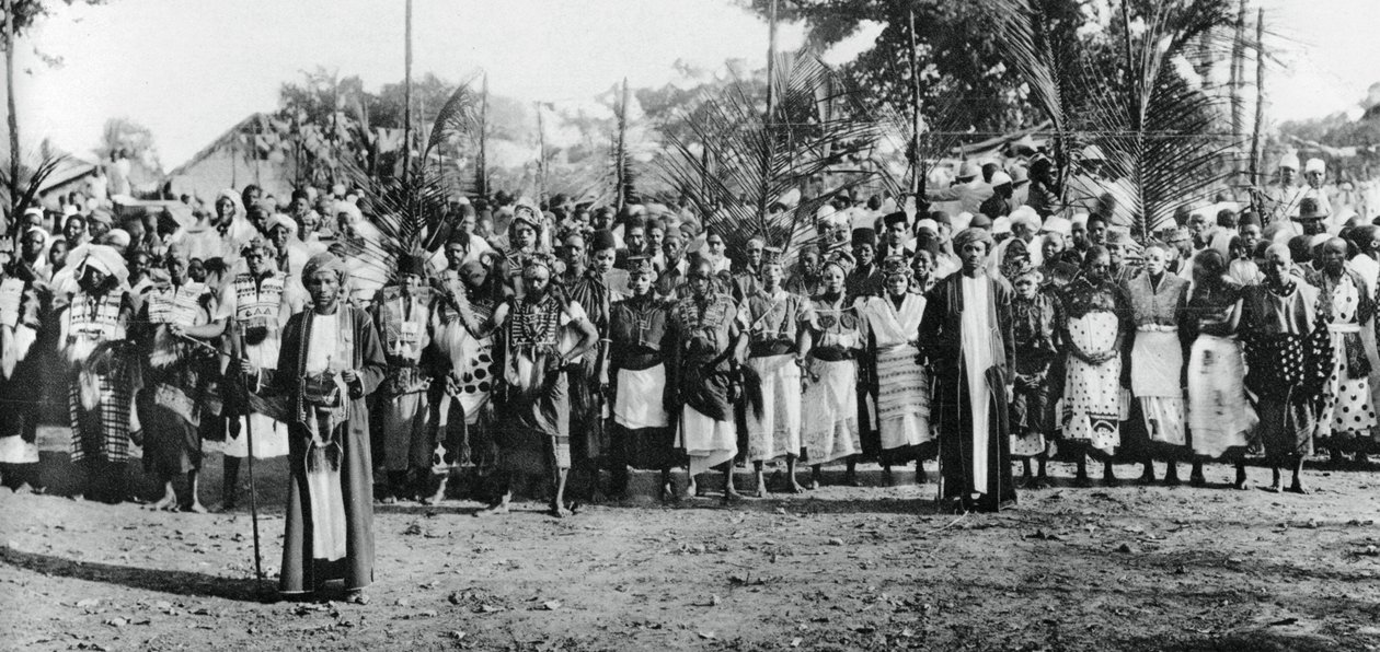 Bailarines nativos en Mombasa, 1924-1925, 1937 de Unbekannt