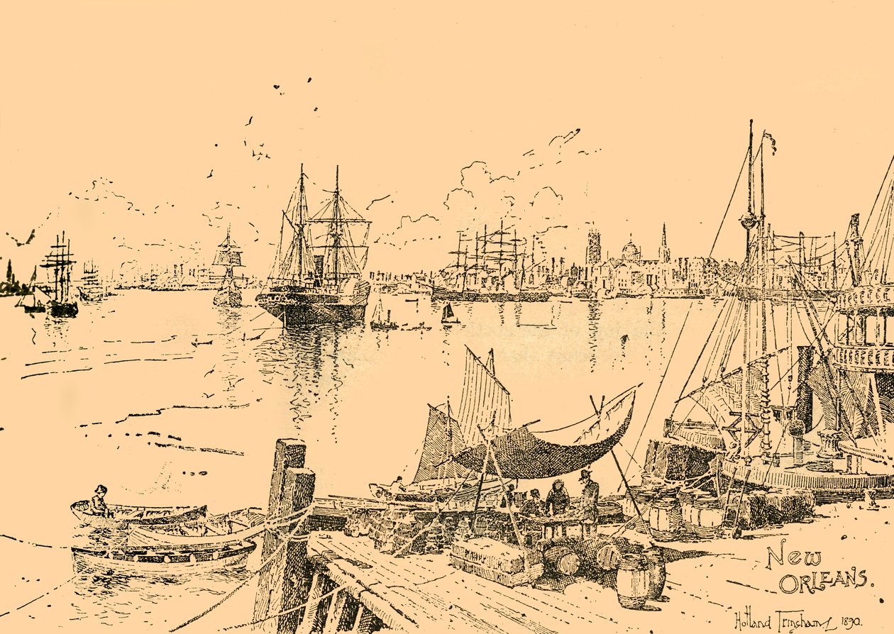 Nueva Orleans, Luisiana, c1890 de Unbekannt